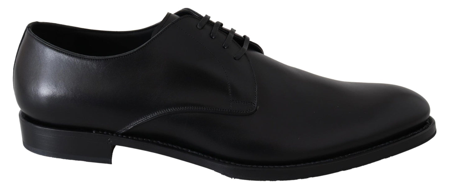 Dolce & Gabbana Black Leather SARTORIA Men's Shoes