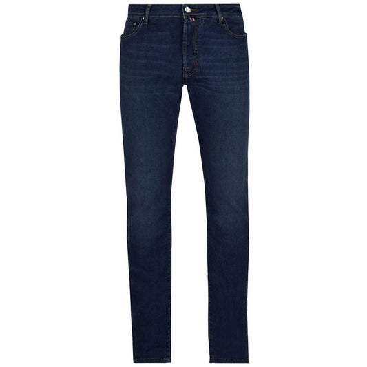 Jacob Cohen Blue Cotton Jeans & Pant - Kechiq Concept Boutique