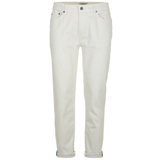 <tc>Fred Mello</tc> White Cotton Jeans & Pants