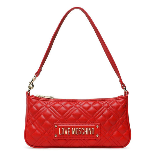 <tc>Love Moschino</tc> Red Artificial <tc>Lea</tc>ther Crossbody Bag