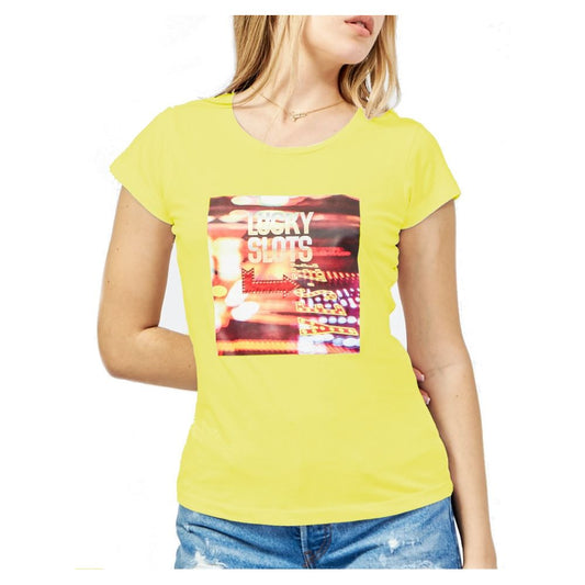 <tc>Yes Zee</tc> Yellow Cotton Tops & T-Shirts