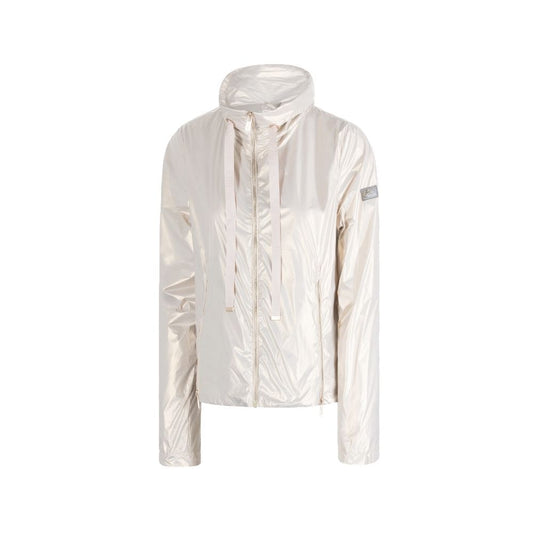 <tc>Yes Zee</tc> White Nylon Jackets & Coat