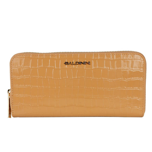 Baldinini Trend Beige Leather Wallet