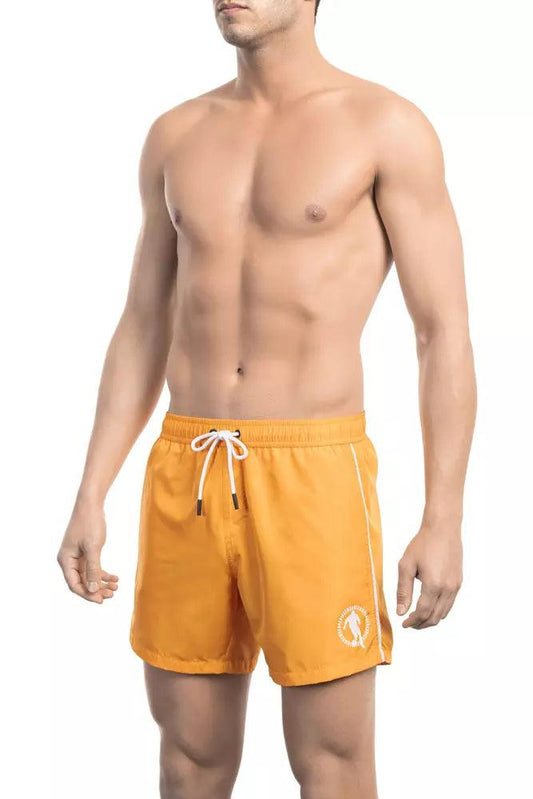 Bikkembergs Orange Polyester Swimwear - Kechiq Concept Boutique