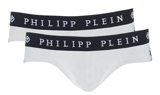 Philipp Plein White Cotton Underwear - Kechiq Concept Boutique
