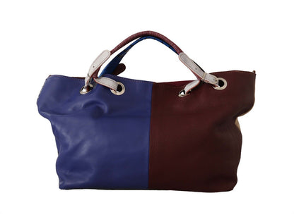 EBARRITO Multicolor Genuine Leather Shoulder Strap Women Tote Handbag Bag