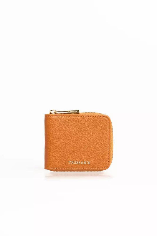 Trussardi Beige Leather Wallet - Kechiq Concept Boutique
