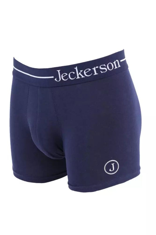 Jeckerson Sleek Monochrome Boxers with Side Logo